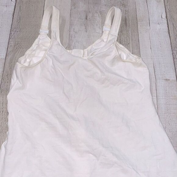 Amoena small C/D white post op surgical shapewear zipper front - Picture 4 of 5